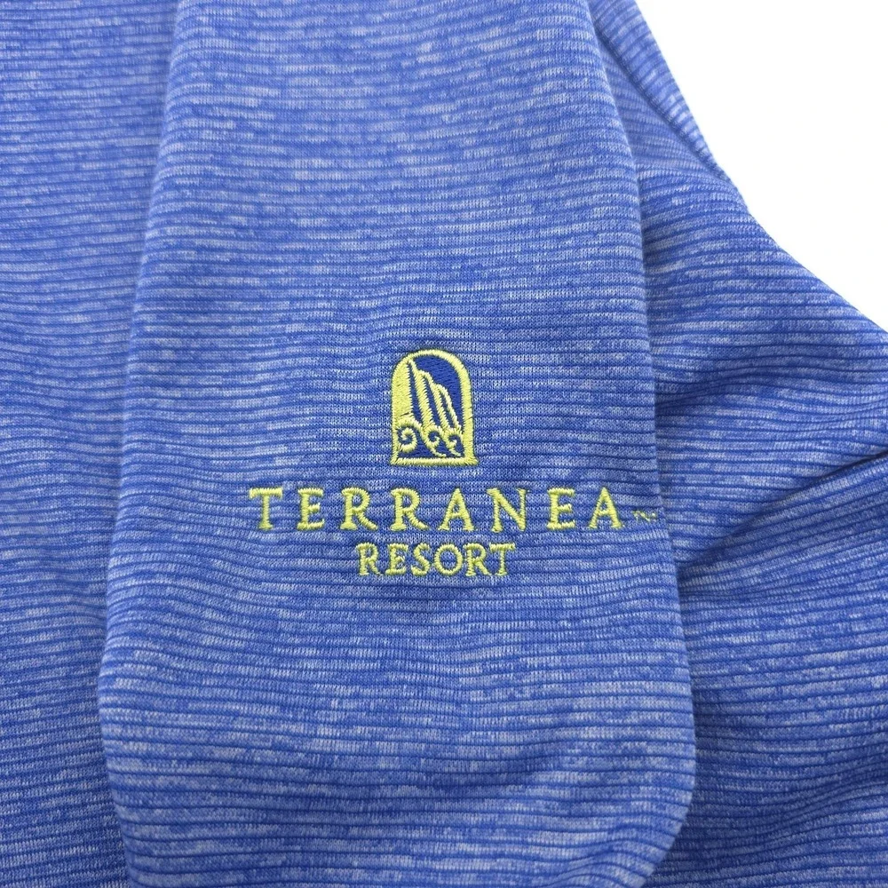 FootJoy Jacket Mens XL Blue Golf 1/4 Zip Performance Pullover Terranea Resort